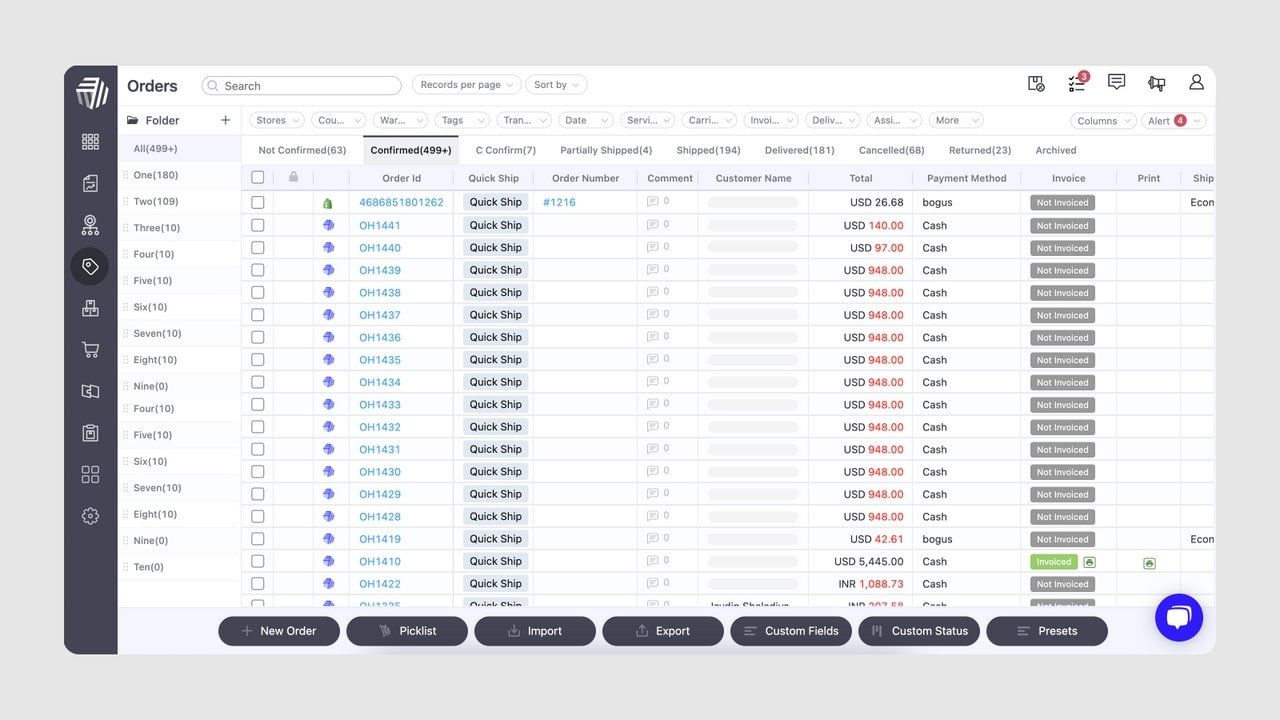 Spocket Inventory management